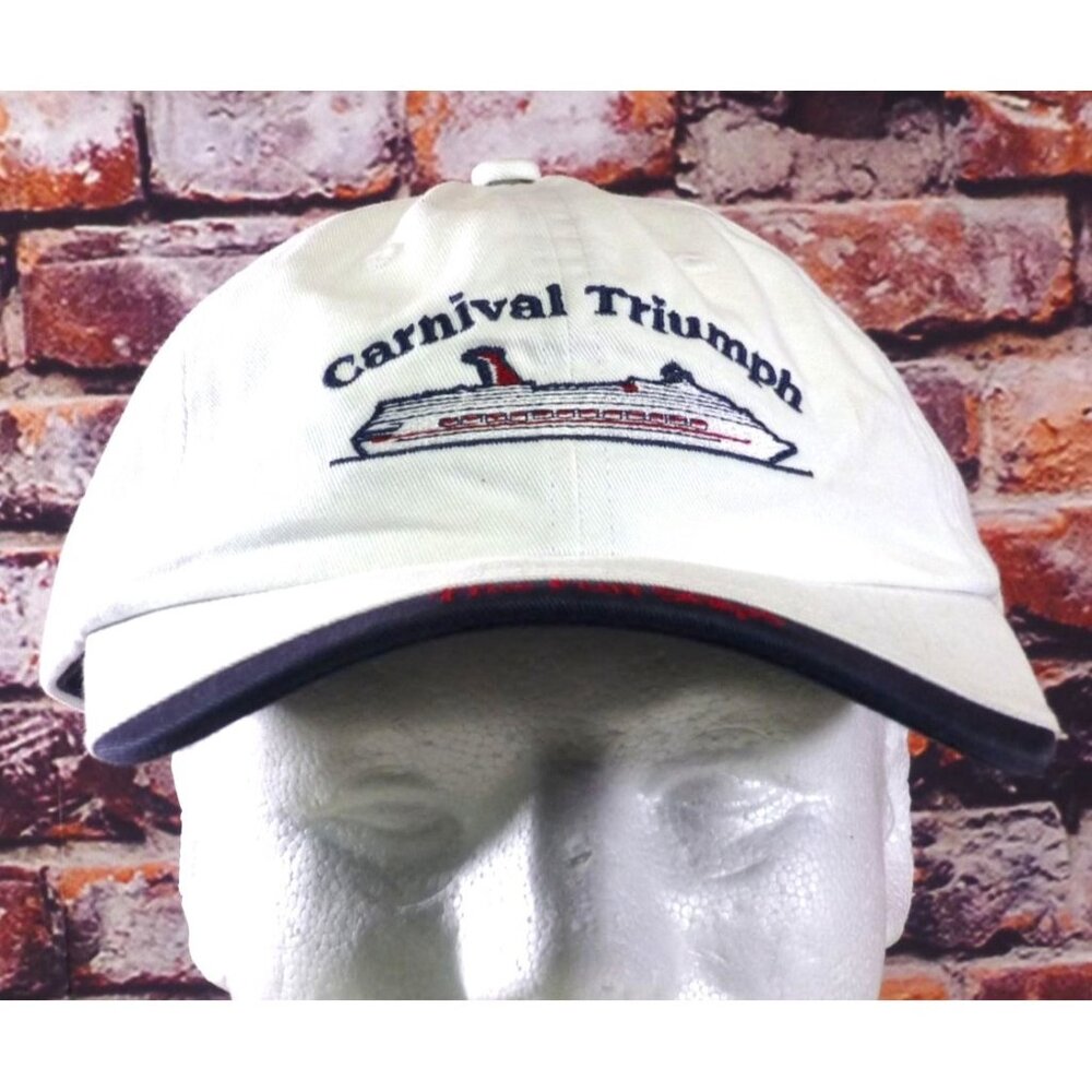 Carnival Triumph Cruise Ship Embroidered Cap By Gear For Sports  Adjustable Stra